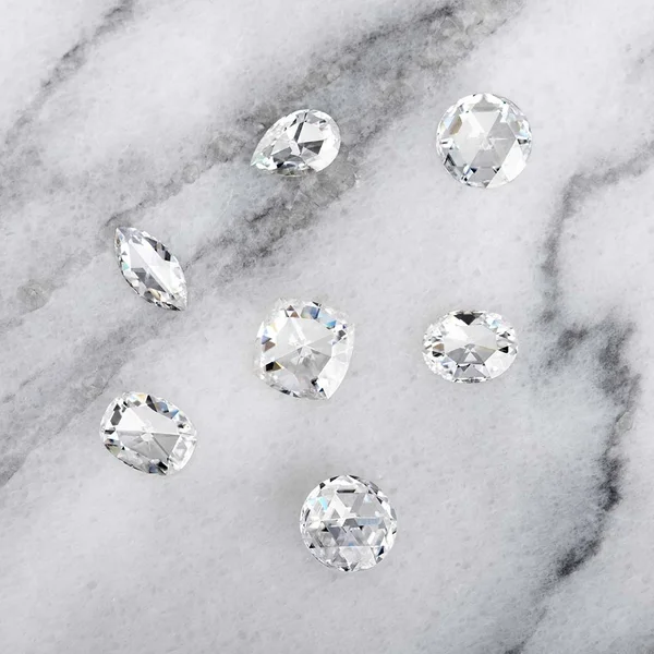loose rose cut stones