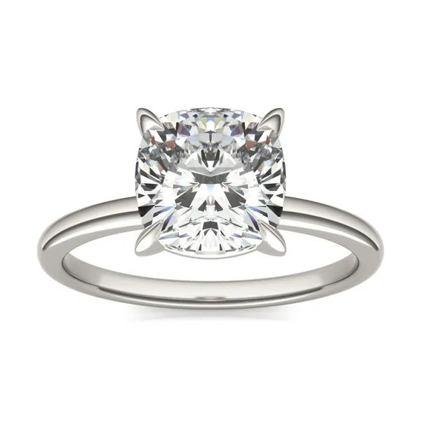 3.00 CTW Cushion HOLYCOME Lab Grown Diamond Ring 18K White Gold