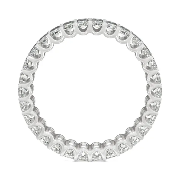 Emerald Trellis Eternity Band
