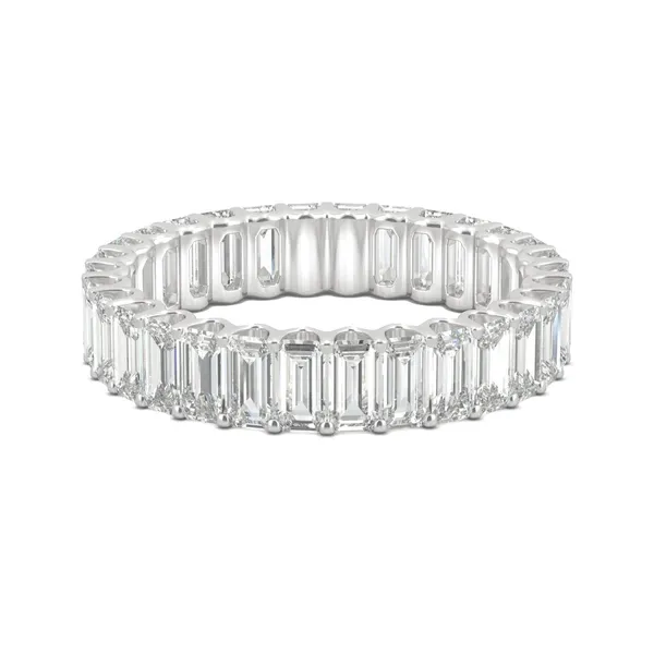 Emerald Trellis Eternity Band
