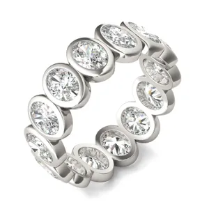 Oval Bezel Eternity Band image, Oval Bezel Eternity Band