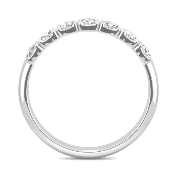 Round Rose Seven-Stone Anniversary Band