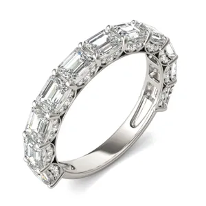 East-West Pavé Basket Anniversary Band image, East-West Pavé Basket Anniversary Band