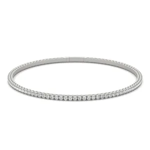 Flexible Eternity Bangle Bracelet image, 