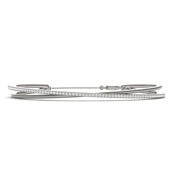 Crossover Bangle Bracelet