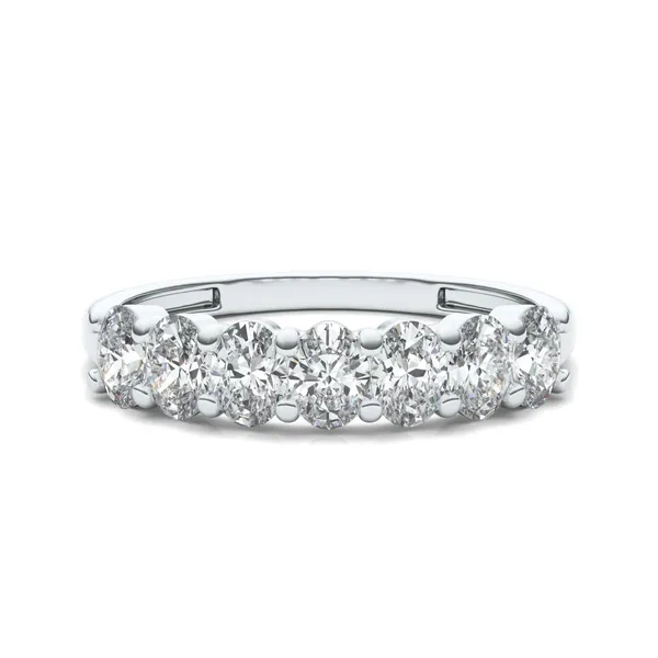 Oval Seven-Stone Anniversary Band