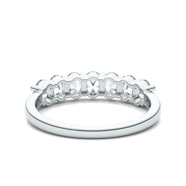 Oval Seven-Stone Anniversary Band