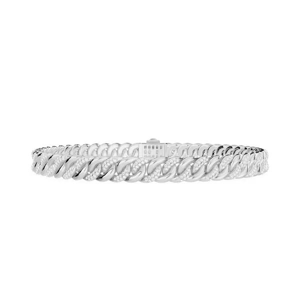 Round Cuban Link Fashion Bracelet
