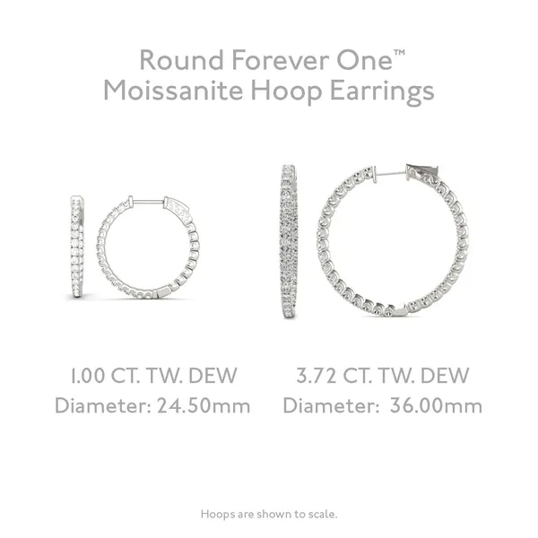 Inside Out Hoop Earrings (3 3/4 ct. tw. DEW)