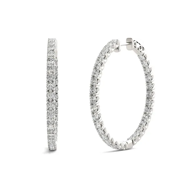 Inside Out Hoop Earrings (3 3/4 ct. tw. DEW)