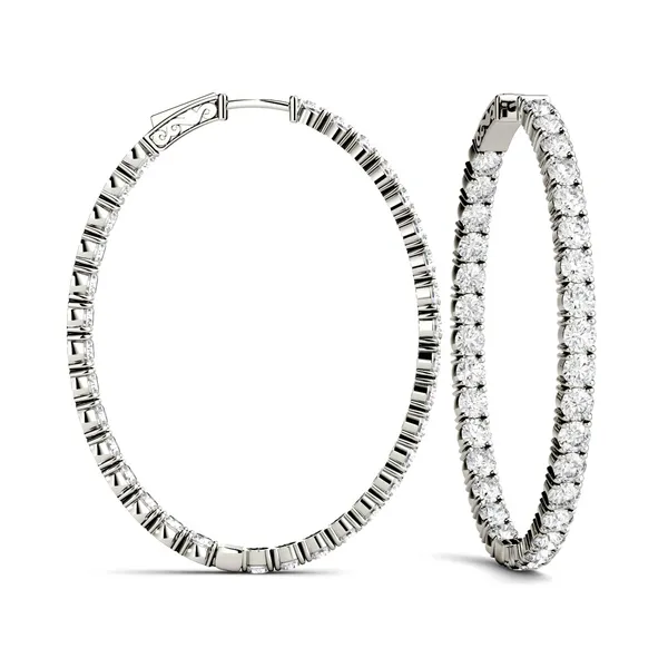Ellipse Hoop Earrings