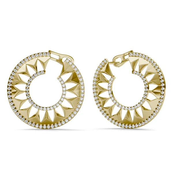 Duo Ouro Hoop Earrings