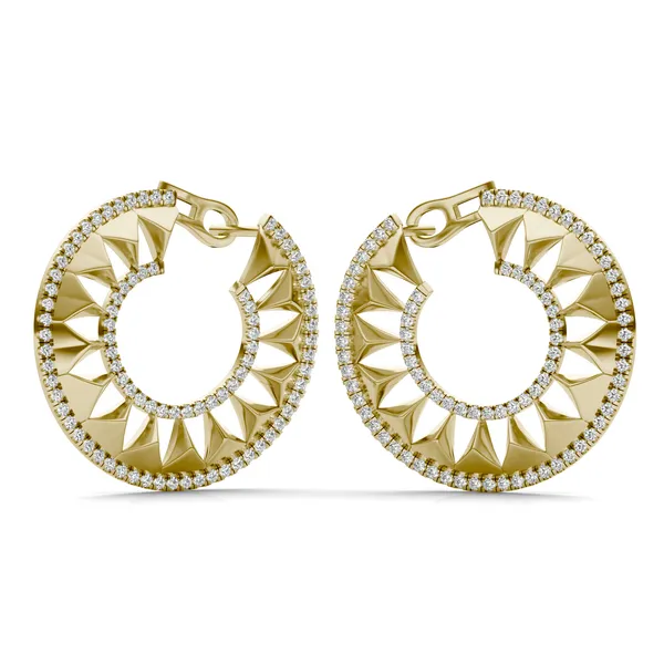 Duo Ouro Hoop Earrings