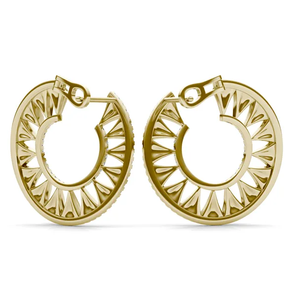 Duo Ouro Hoop Earrings