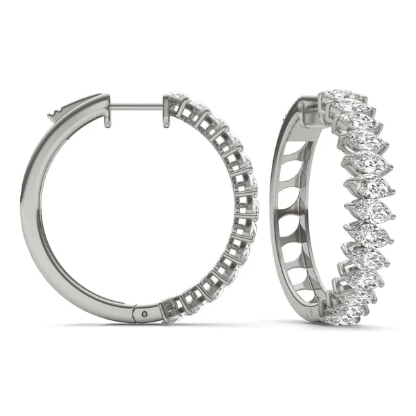 Asymmetrical Couture Hoop Earrings