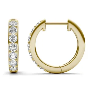 Celeste Huggie Hoop Earrings image, 