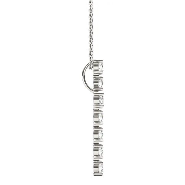 Scalloped Basket Cross Pendant