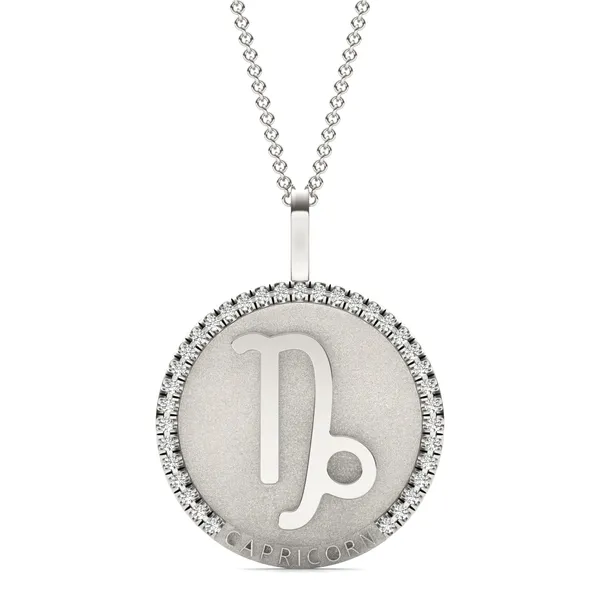 Petite Capricorn Zodiac Pendant