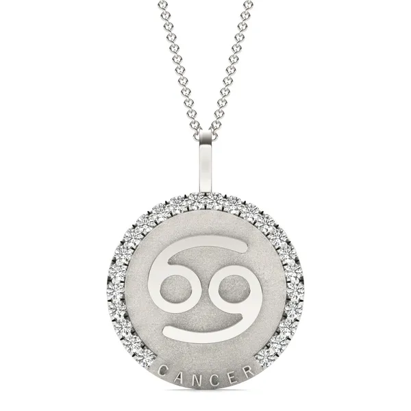 Bold Cancer Zodiac Pendant