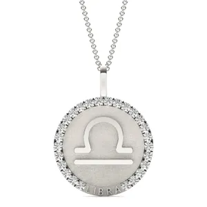 Bold Libra Zodiac Pendant image, 