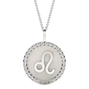 Bold Leo Zodiac Pendant image, 