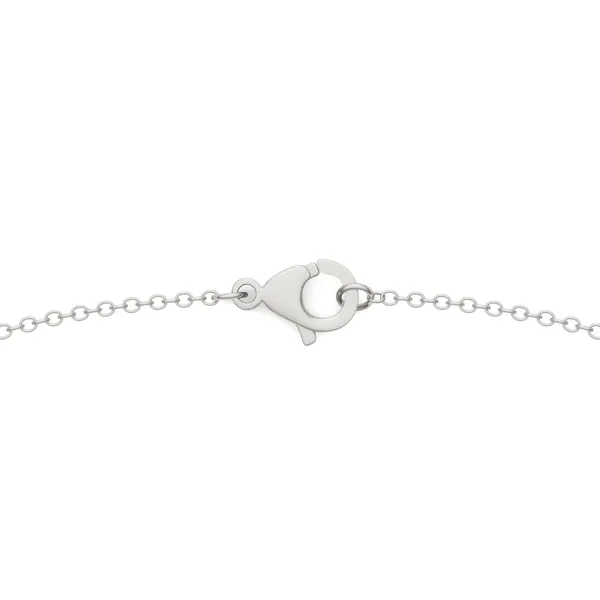 Floral Pavé Station Necklace