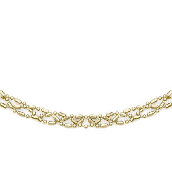 Twisted Ball 18 in. Chain Necklace