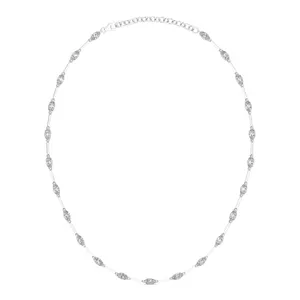 Marquise Station Line Necklace image, 