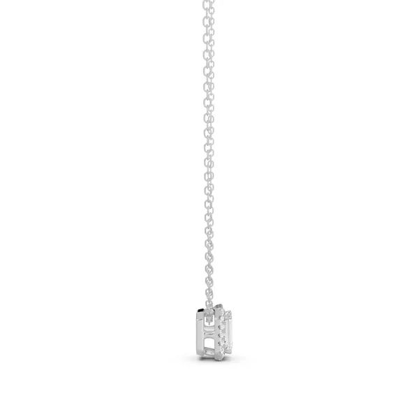 Halo Emerald Pendant