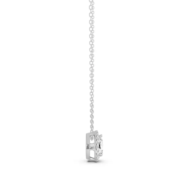 Halo Pear Pendant