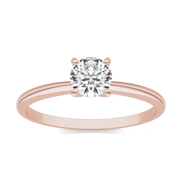 Round Brilliant Simple Solitaire Engagement Ring