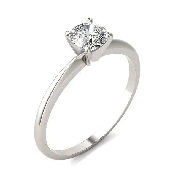 Round Brilliant Simple Solitaire Engagement Ring