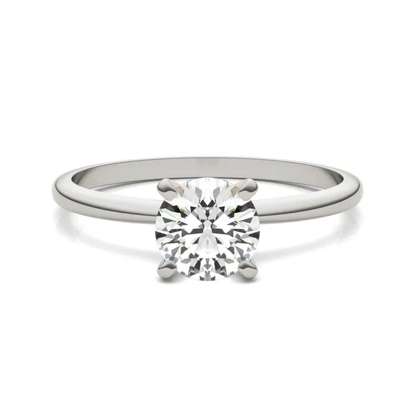 Round Brilliant Simple Solitaire Engagement Ring