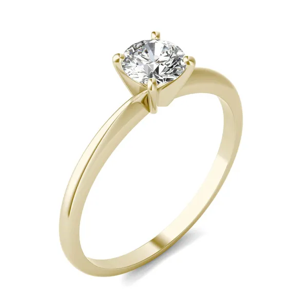 Round Brilliant Simple Solitaire Engagement Ring
