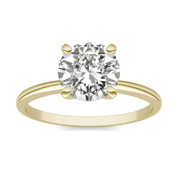 Round Brilliant Simple Solitaire Engagement Ring