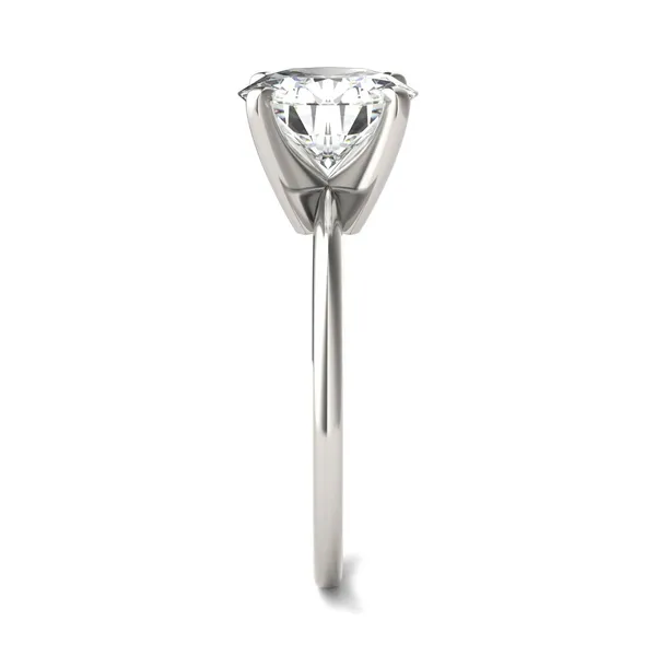 Round Brilliant Simple Solitaire Engagement Ring