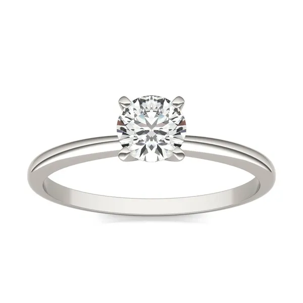 Round Brilliant Simple Solitaire Engagement Ring