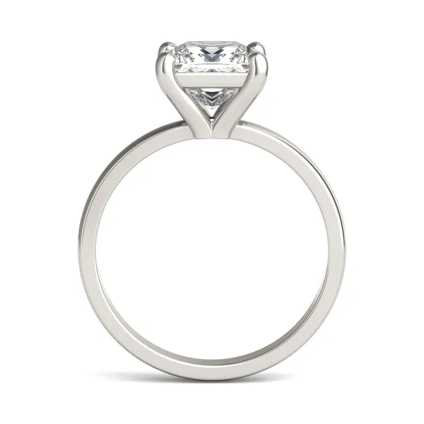 Princess Classic Solitaire Engagement Ring