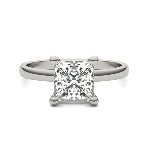 Princess Classic Solitaire Engagement Ring