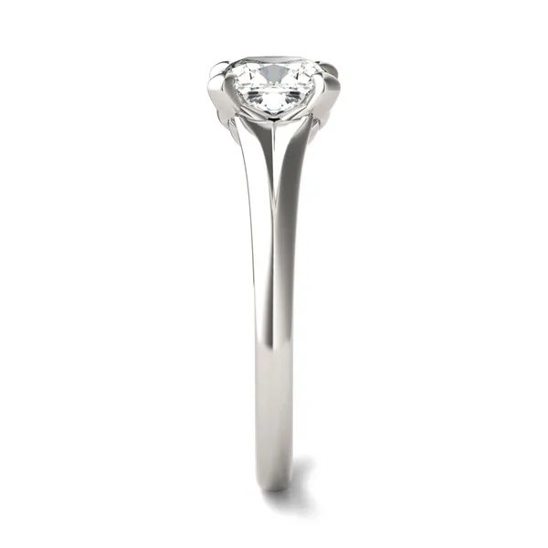 Cushion Wide Shank Signature Solitaire