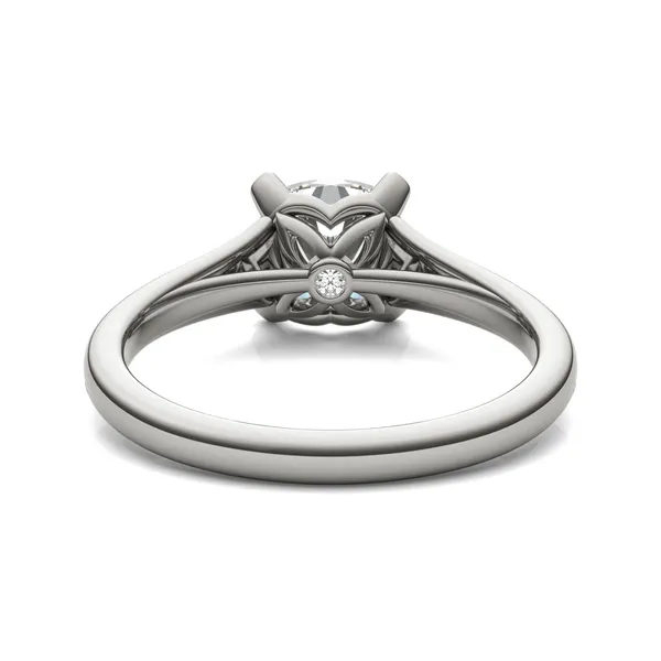 Cushion Wide Shank Signature Solitaire