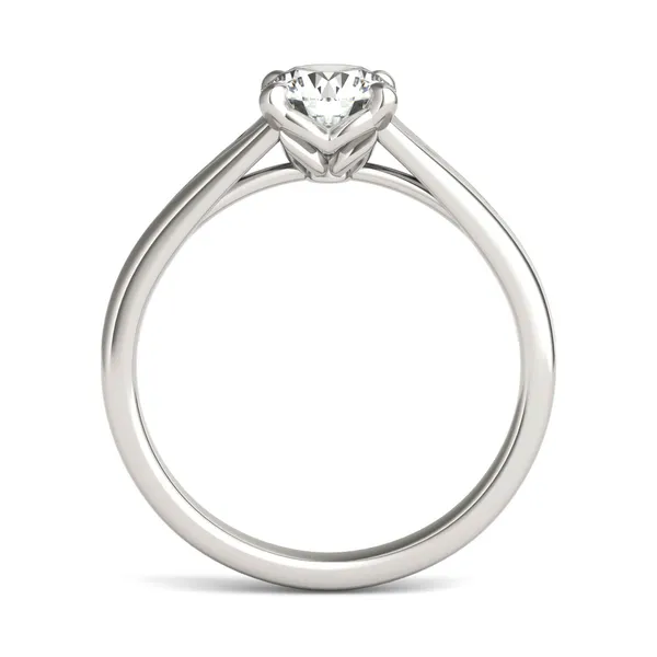 Round Brilliant Wide Shank Signature Solitaire