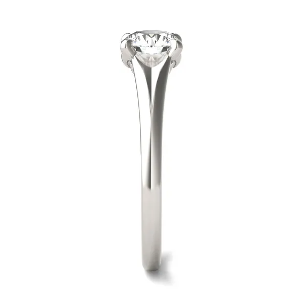 Round Brilliant Wide Shank Signature Solitaire