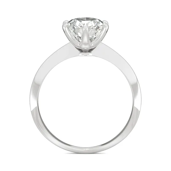 Oval Six-Prong Timeless Solitaire Engagement Ring