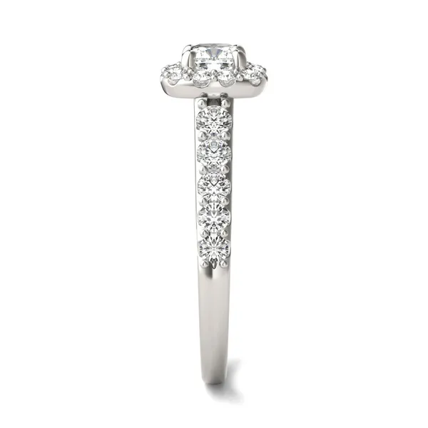 Cushion Allure Halo Engagement Ring