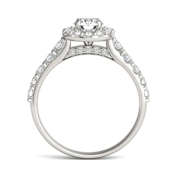 Round Brilliant Allure Halo Engagement Ring