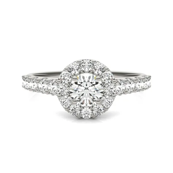Round Brilliant Allure Halo Engagement Ring