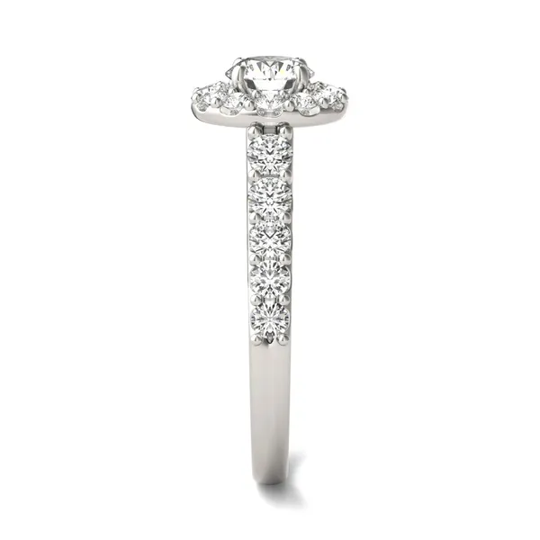 Round Brilliant Allure Halo Engagement Ring