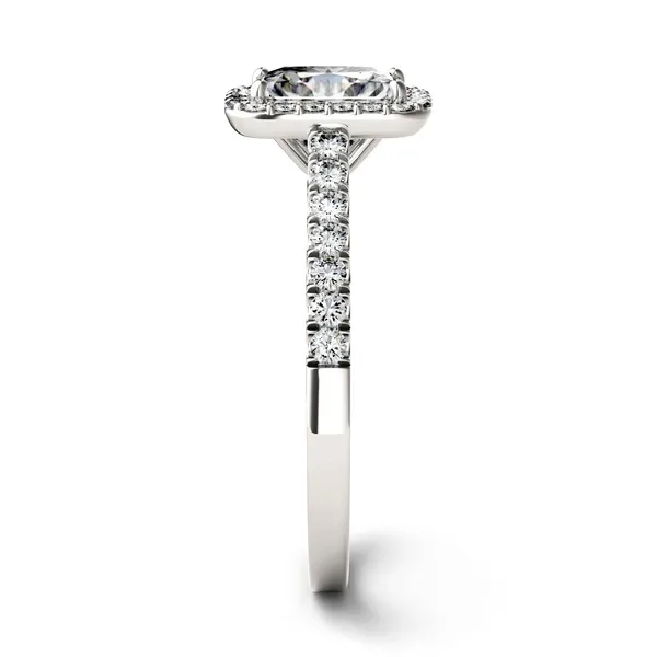 Radiant Adora Halo Engagement Ring