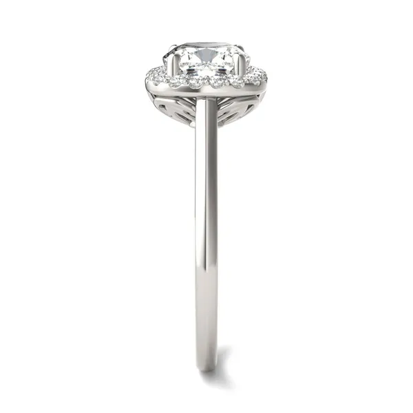 Cushion Signature Halo Engagement Ring